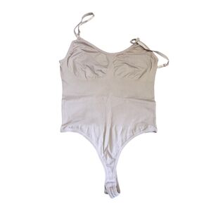 Thong Shaper Bodysuit Large Nude